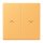 Jung LC995P254 Wippe 2-fach mit Pfeilsymbolen LC432 (Duroplast lackiert) Ocre Jaune Clair Les Couleurs® Le Corbusier