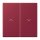 Jung LC995P255 Wippe 2-fach mit Pfeilsymbolen LC432 (Duroplast lackiert) Le Rubis Les Couleurs® Le Corbusier