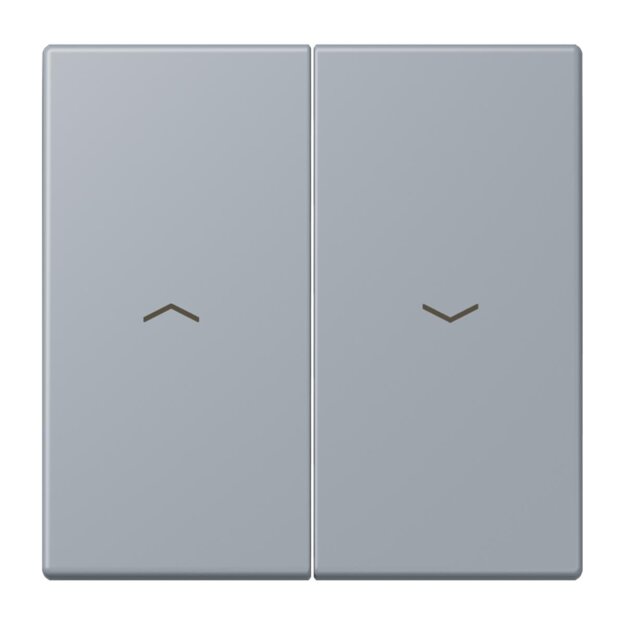 Jung LC995P257 Wippe 2-fach mit Pfeilsymbolen LC432 (Duroplast lackiert) Gris Clair 59 Les Couleurs® Le Corbusier