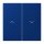 Jung LC995P261 Wippe 2-fach mit Pfeilsymbolen LC432 (Duroplast lackiert) Bleu Outremer Foncé Les Couleurs® Le Corbusier