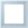 Jung LCZ981BF208 Rahmen 1-fach LC32022 (Thermoplast lackiert) Outremerclair Les Couleurs® Le Corbusier