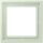Jung LCZ981BF218 Rahmen 1-fach LC32042 (Thermoplast lackiert) Vert Anglâis Pale Les Couleurs® Le Corbusier