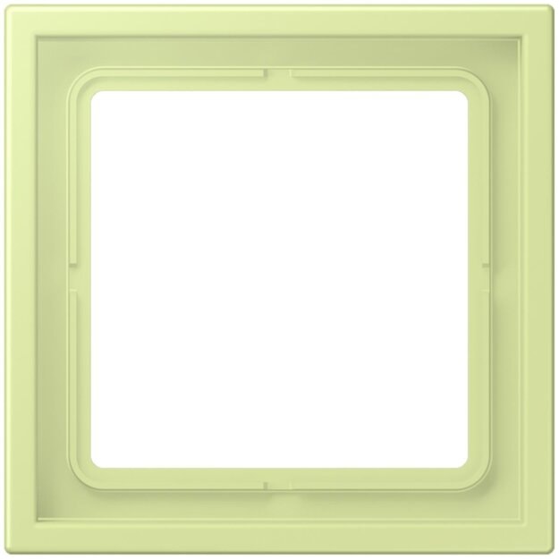 Jung LCZ981BF222 Rahmen 1-fach LC32053 (Thermoplast lackiert) Vert Jaune Clair Les Couleurs® Le Corbusier