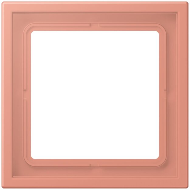 Jung LCZ981BF233 Rahmen 1-fach LC32111 (Thermoplast lackiert) LOcre Rouge Moyen Les Couleurs® Le Corbusier