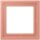 Jung LCZ981BF233 Rahmen 1-fach LC32111 (Thermoplast lackiert) LOcre Rouge Moyen Les Couleurs® Le Corbusier