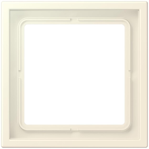 Jung LCZ981BF245 Rahmen 1-fach LC4320B (Thermoplast lackiert) Blanc Ivoire Les Couleurs® Le Corbusier