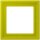 Jung LCZ981BF249 Rahmen 1-fach LC4320F (Thermoplast lackiert) Vert Olive Vif Les Couleurs® Le Corbusier