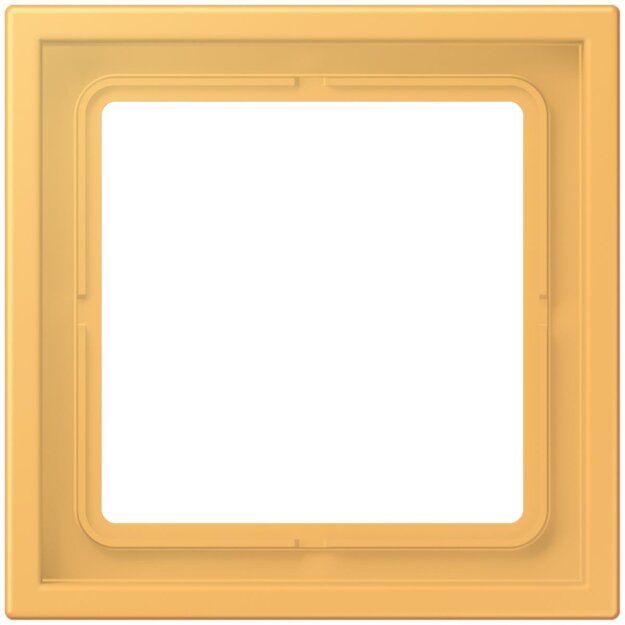 Jung LCZ981BF254 Rahmen 1-fach LC4320L (Thermoplast lackiert) Ocre Jaune Clair Les Couleurs® Le Corbusier
