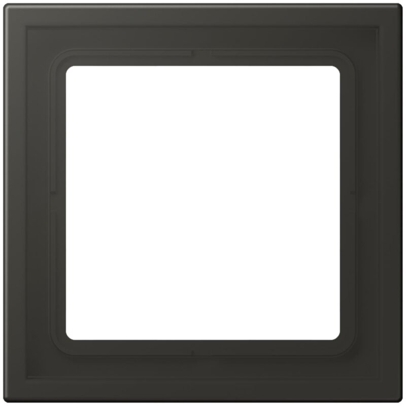 LEGRAND SEANO 1-fach Rahmen – Thermoplast, Halogenfrei, 87x87 Mm, Farbe Aluminium Lackiert, Für Schalter & Steckdosen