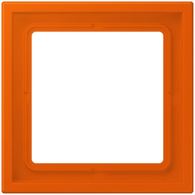 Jung LCZ981BF260 Rahmen 1-fach LC4320S (Thermoplast lackiert) Orange Vif Les Couleurs® Le Corbusier