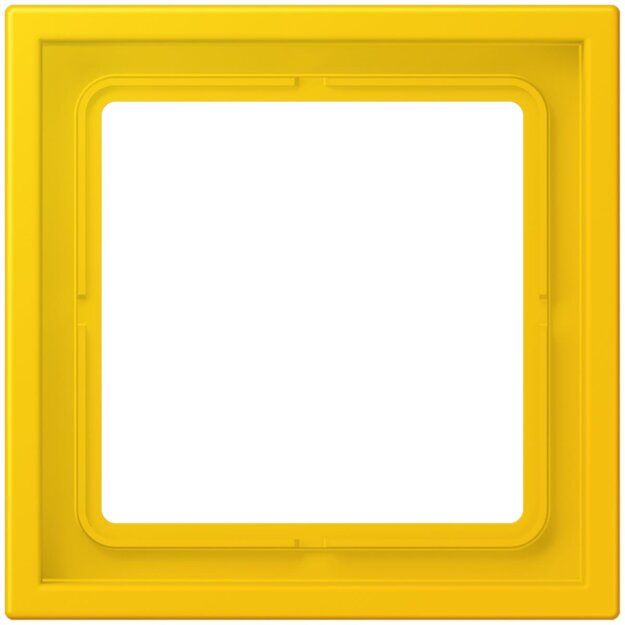 Jung LCZ981BF263 Rahmen 1-fach LC4320W (Thermoplast lackiert) Le Jaune Vif Les Couleurs® Le Corbusier
