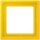 Jung LCZ981BF263 Rahmen 1-fach LC4320W (Thermoplast lackiert) Le Jaune Vif Les Couleurs® Le Corbusier
