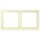Jung LCZ982BF201 Rahmen 2-fach LC32001 (Thermoplast lackiert) Blanc Les Couleurs® Le Corbusier