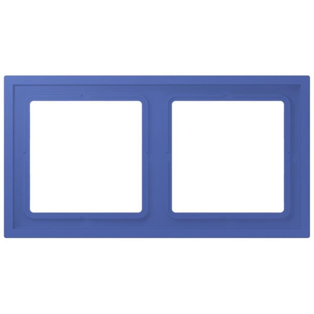 Jung LCZ982BF206 Rahmen 2-fach LC32020 (Thermoplast lackiert) Bleu Outremer 31 Les Couleurs® Le Corbusier