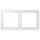 Jung LCZ982BF210 Rahmen 2-fach LC32024 (Thermoplast lackiert) Outremer Gris Les Couleurs® Le Corbusier
