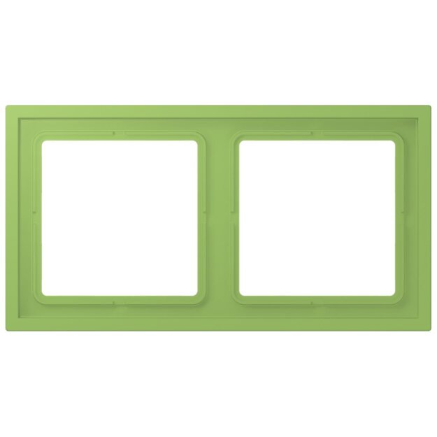 Jung LCZ982BF220 Rahmen 2-fach LC32051 (Thermoplast lackiert) Vert 31 Les Couleurs® Le Corbusier