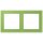 Jung LCZ982BF220 Rahmen 2-fach LC32051 (Thermoplast lackiert) Vert 31 Les Couleurs® Le Corbusier