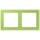 Jung LCZ982BF221 Rahmen 2-fach LC32052 (Thermoplast lackiert) Vert Clair Les Couleurs® Le Corbusier