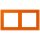 Jung LCZ982BF224 Rahmen 2-fach LC32080 (Thermoplast lackiert) Orange Les Couleurs® Le Corbusier