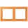 Jung LCZ982BF225 Rahmen 2-fach LC32081 (Thermoplast lackiert) Orange Clair Les Couleurs® Le Corbusier