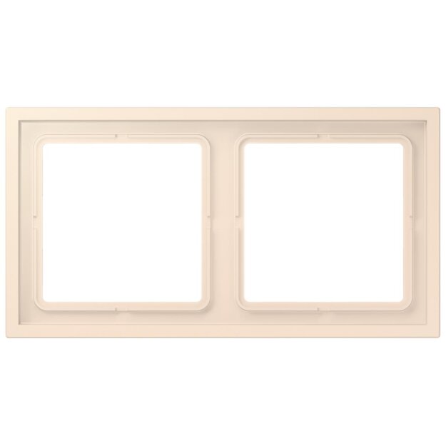 Jung LCZ982BF226 Rahmen 2-fach LC32082 (Thermoplast lackiert) Orange Pâle Les Couleurs® Le Corbusier