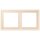 Jung LCZ982BF226 Rahmen 2-fach LC32082 (Thermoplast lackiert) Orange Pâle Les Couleurs® Le Corbusier