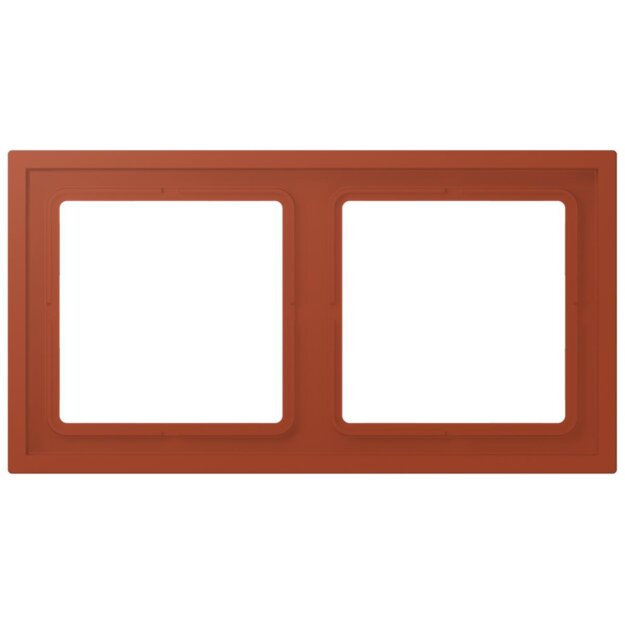 Jung LCZ982BF232 Rahmen 2-fach LC32110 (Thermoplast lackiert) LOcre Rouge Les Couleurs® Le Corbusier