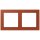 Jung LCZ982BF232 Rahmen 2-fach LC32110 (Thermoplast lackiert) LOcre Rouge Les Couleurs® Le Corbusier