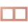 Jung LCZ982BF233 Rahmen 2-fach LC32111 (Thermoplast lackiert) LOcre Rouge Moyen Les Couleurs® Le Corbusier