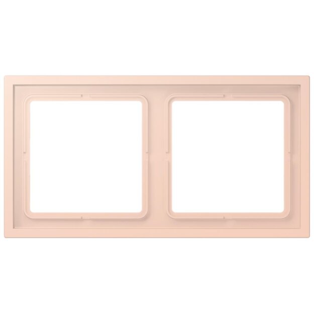Jung LCZ982BF234 Rahmen 2-fach LC32112 (Thermoplast lackiert) LOcre Rouge Clair Les Couleurs® Le Corbusier