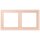 Jung LCZ982BF234 Rahmen 2-fach LC32112 (Thermoplast lackiert) LOcre Rouge Clair Les Couleurs® Le Corbusier