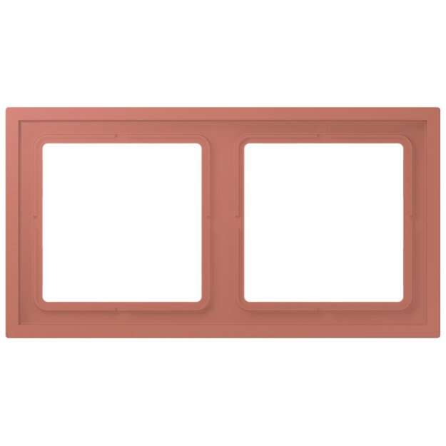 Jung LCZ982BF236 Rahmen 2-fach LC32121 (Thermoplast lackiert) Terre Sienne Brique Les Couleurs® Le Corbusier