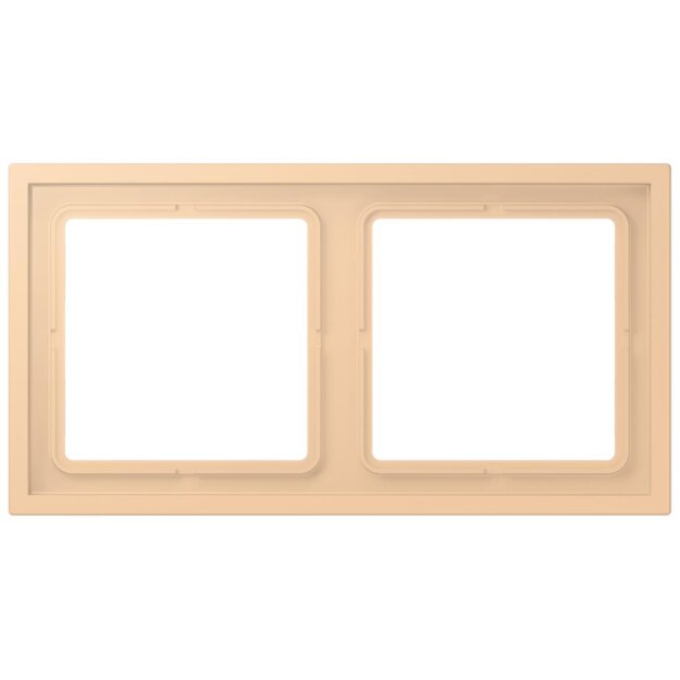 Jung LCZ982BF237 Rahmen 2-fach LC32122 (Thermoplast lackiert) Terre Sienne Claire 31 Les Couleurs® Le Corbusier
