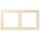 Jung LCZ982BF238 Rahmen 2-fach LC32123 (Thermoplast lackiert) Terre Sienne Pâle Les Couleurs® Le Corbusier