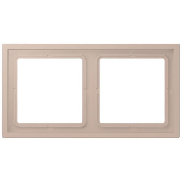Jung LCZ982BF240 Rahmen 2-fach LC32131 (Thermoplast lackiert) Ombre Brûlée Claire Les Couleurs® Le Corbusier