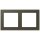 Jung LCZ982BF241 Rahmen 2-fach LC32140 (Thermoplast lackiert) Ombre Naturelle 31 Les Couleurs® Le Corbusier