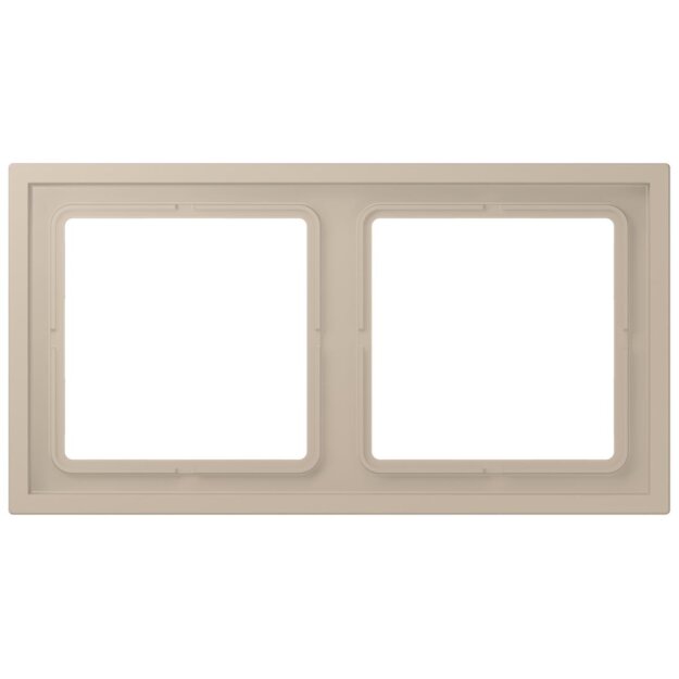 Jung LCZ982BF243 Rahmen 2-fach LC32142 (Thermoplast lackiert) Ombre Naturelle Claire Les Couleurs® Le Corbusier