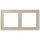 Jung LCZ982BF243 Rahmen 2-fach LC32142 (Thermoplast lackiert) Ombre Naturelle Claire Les Couleurs® Le Corbusier