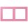 Jung LCZ982BF246 Rahmen 2-fach LC4320C (Thermoplast lackiert) Rose Vif Les Couleurs® Le Corbusier