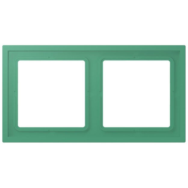 Jung LCZ982BF250 Rahmen 2-fach LC4320G (Thermoplast lackiert) Vert 59 Les Couleurs® Le Corbusier
