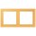 Jung LCZ982BF254 Rahmen 2-fach LC4320L (Thermoplast lackiert) Ocre Jaune Clair Les Couleurs® Le Corbusier