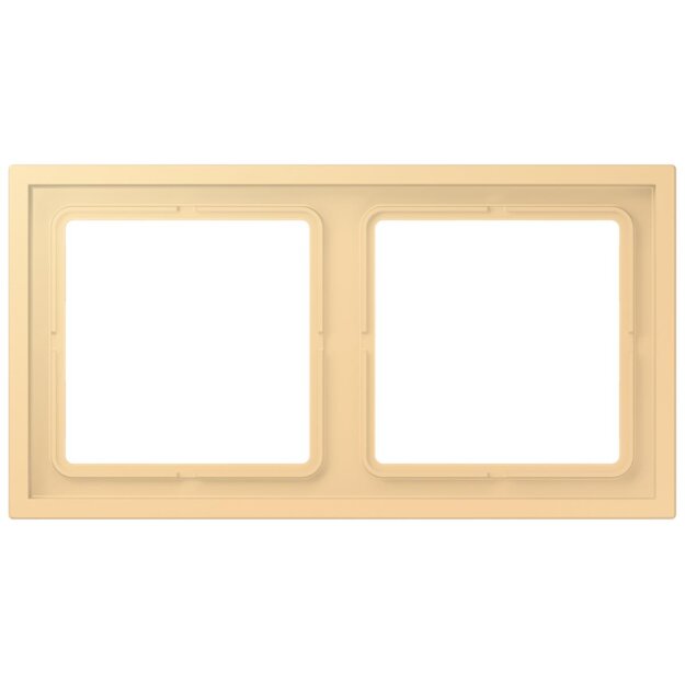 Jung LCZ982BF258 Rahmen 2-fach LC4320P (Thermoplast lackiert) Terre Sienne Claire 59 Les Couleurs® Le Corbusier