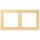 Jung LCZ982BF258 Rahmen 2-fach LC4320P (Thermoplast lackiert) Terre Sienne Claire 59 Les Couleurs® Le Corbusier