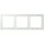 Jung LCZ983BF210 Rahmen 3-fach LC32024 (Thermoplast lackiert) Outremer Gris Les Couleurs® Le Corbusier
