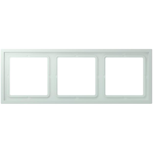 Jung LCZ983BF215 Rahmen 3-fach LC32034 (Thermoplast lackiert) Céruléen Pale Les Couleurs® Le Corbusier