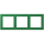 Jung LCZ983BF219 Rahmen 3-fach LC32050 (Thermoplast lackiert) Vert Foncé Les Couleurs® Le Corbusier