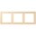 Jung LCZ983BF223 Rahmen 3-fach LC32060 (Thermoplast lackiert) Ocre Les Couleurs® Le Corbusier