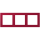 Jung LCZ983BF229 Rahmen 3-fach LC32100 (Thermoplast lackiert) Rouge Carmin Les Couleurs® Le Corbusier