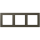 Jung LCZ983BF241 Rahmen 3-fach LC32140 (Thermoplast lackiert) Ombre Naturelle 31 Les Couleurs® Le Corbusier
