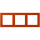 Jung LCZ983BF244 Rahmen 3-fach LC4320A (Thermoplast lackiert) Rouge Vermillon 59 Les Couleurs® Le Corbusier